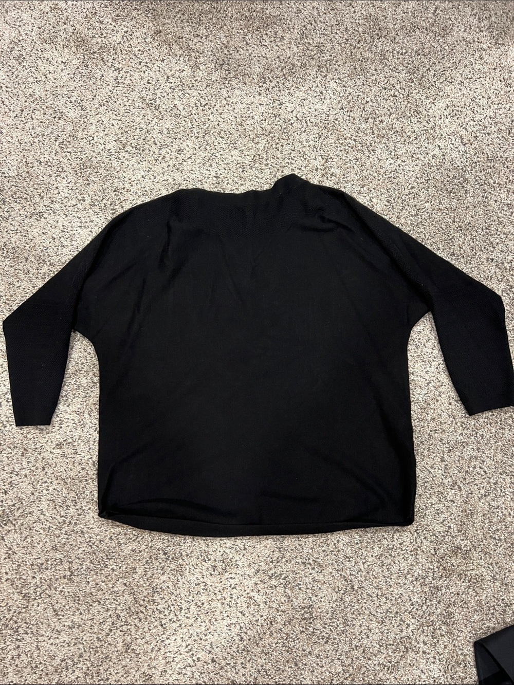 Melissa Paige Black Scoopneck Sweater